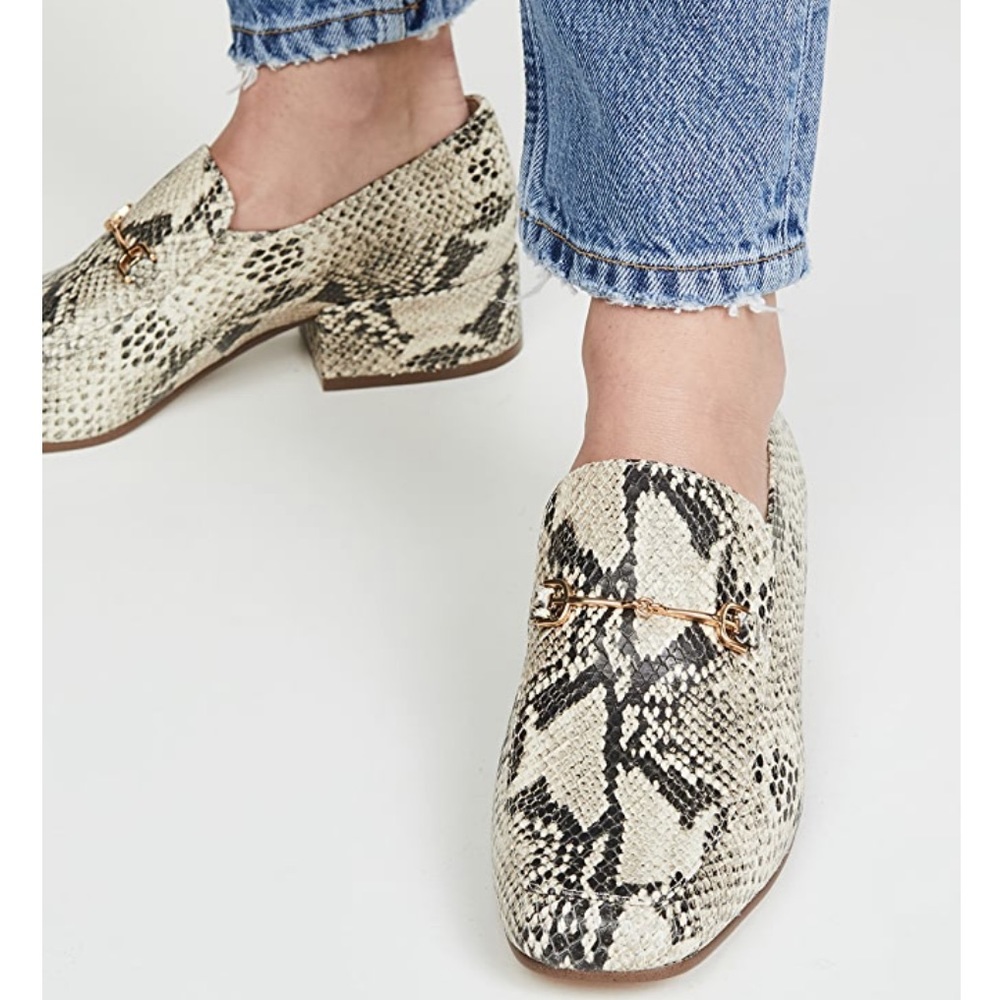 Sam Edelman Snake Embossed Jamille Loafers